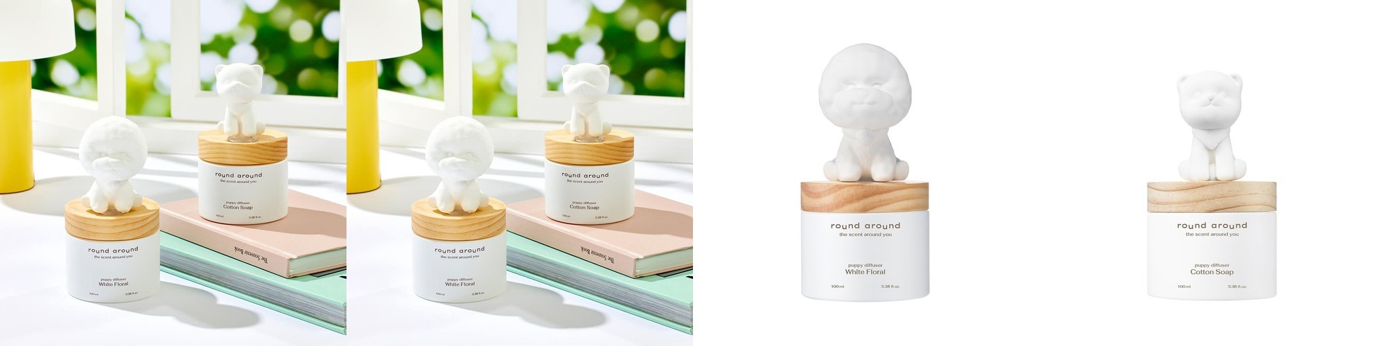 라운드어라운드 댕댕이 디퓨저 100ml 2종 택1