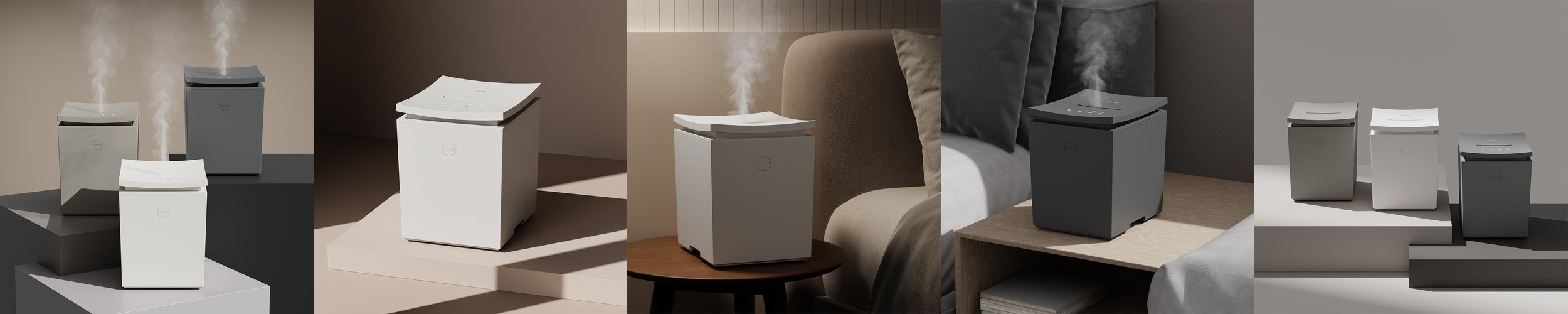 스테나 풀스텐 아키텍 가열식 가습기 STN100 대용량 신생아 아기 가습기 그레이