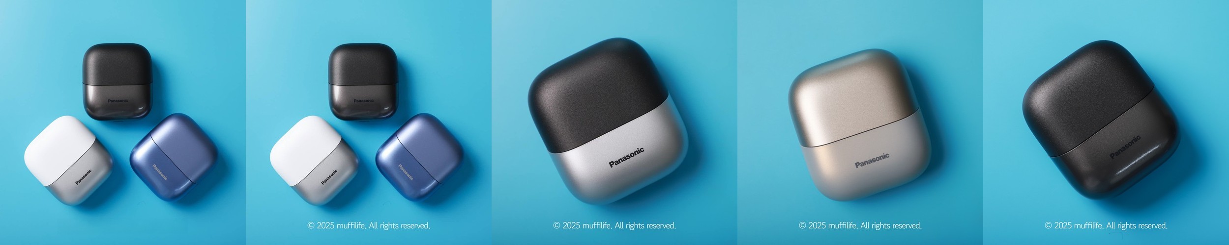 파나소닉 람대쉬 팜인 쉐이버 3중날 전기면도기 여행용 휴대용 선물용 차량용 전기 면도기 그레이