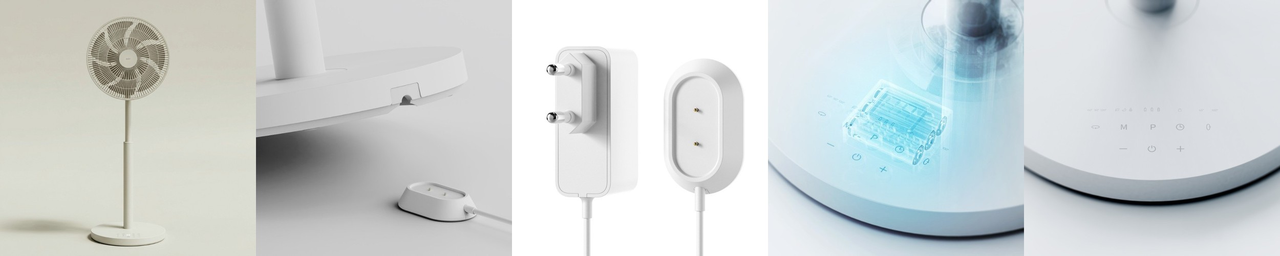 [배터리 분리형] 클래파 무선 선풍기 무소음 BLDC 스탠드 저소음 가정용