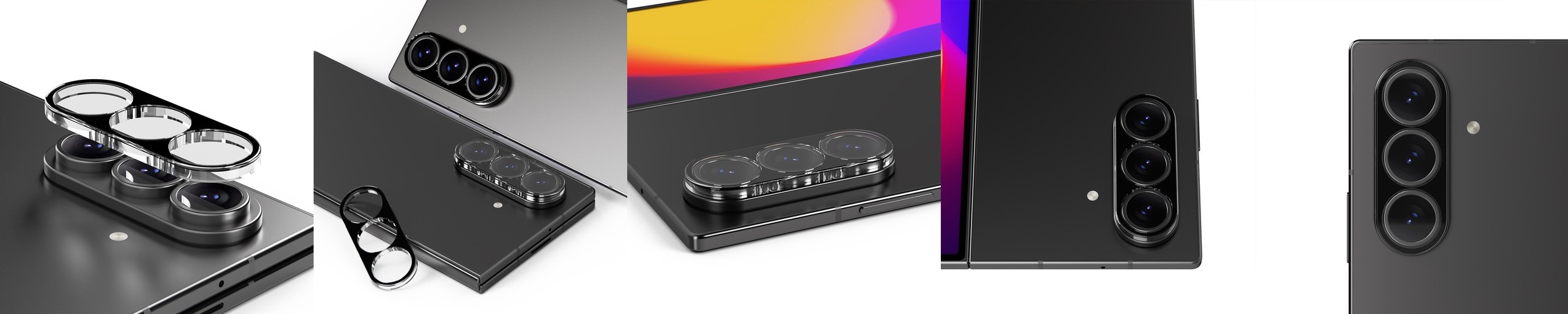 카메라 렌즈 프레임 메탈 링 빛번짐방지 강화유리 보호필름 오로라 갤럭시S25 울트라, 1매입