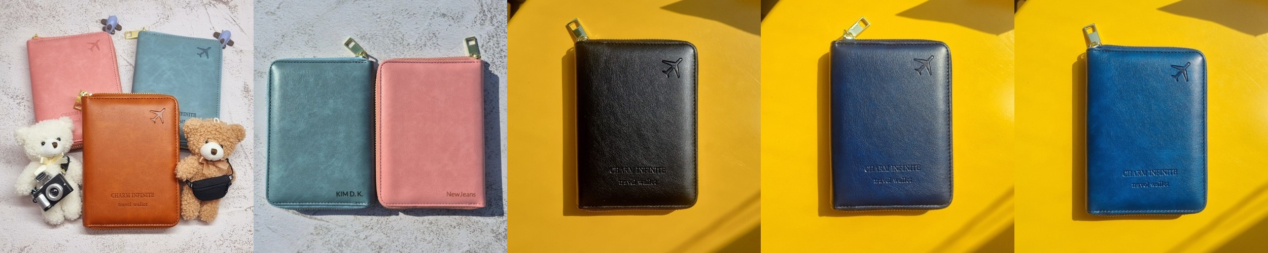 안티 스키밍 여권 케이스 다용도 지갑 커버