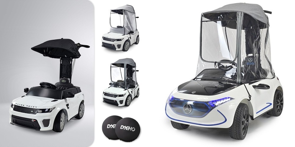 미니쿠퍼 유아 전동푸쉬카 2in1 +방풍커버