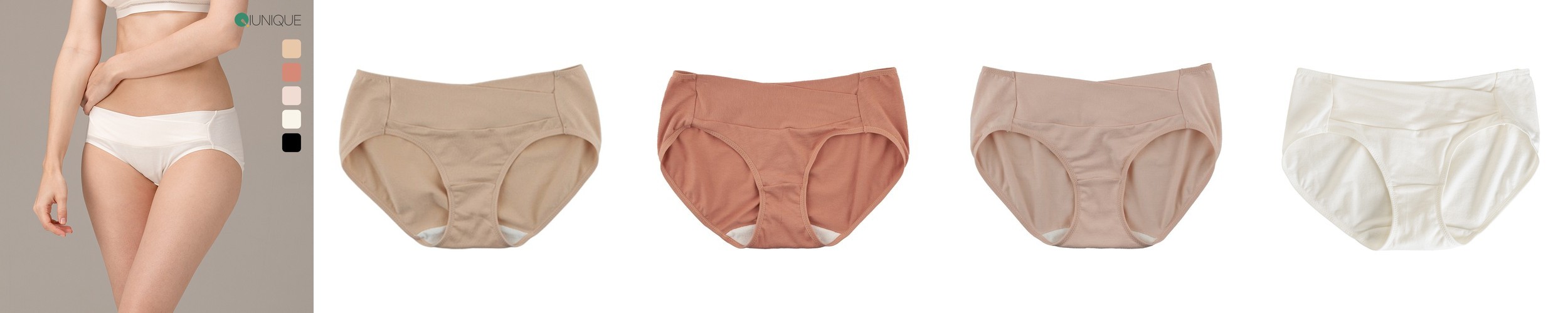 뉴니끄 텐셀랩 임산부팬티 4종 세트 빅사이즈 텐셀 임산부 속옷세트 국내생산