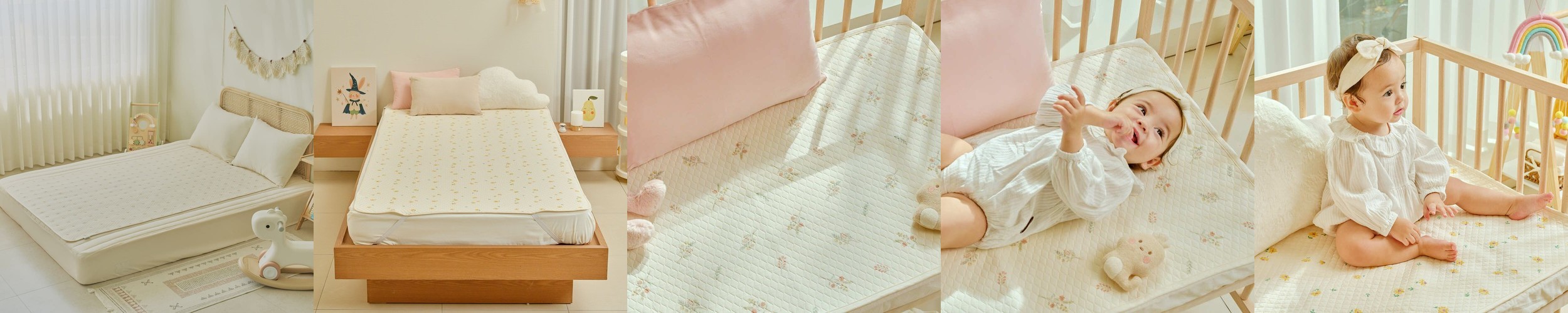 아가짱 신생아 논슬립 방수요 방수패드 당근토끼 SS (슈퍼싱글)