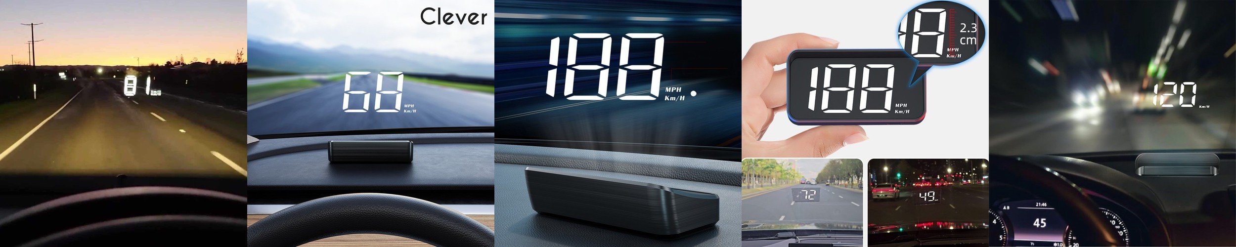 HUD 헤드업디스플레이 3S-M7 OBD+GPS겸용타입