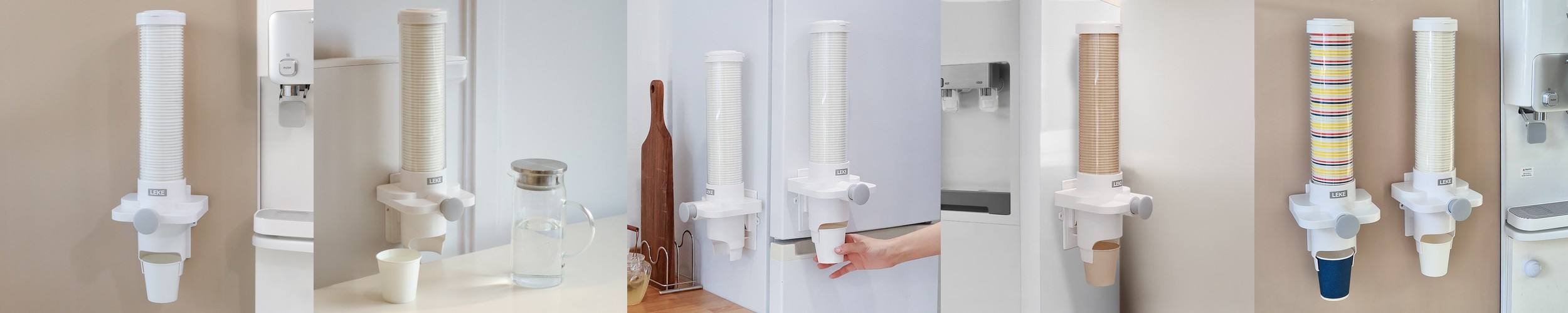 자석부착 종이컵 거치대 자동 종이컵 보관함 꽂이 홀더