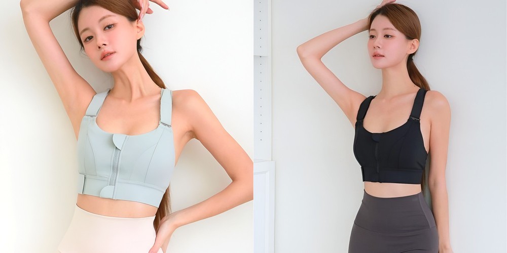 캡나시 1+1 러닝브라 브라탑런닝 일체형 학생런닝 히트탑