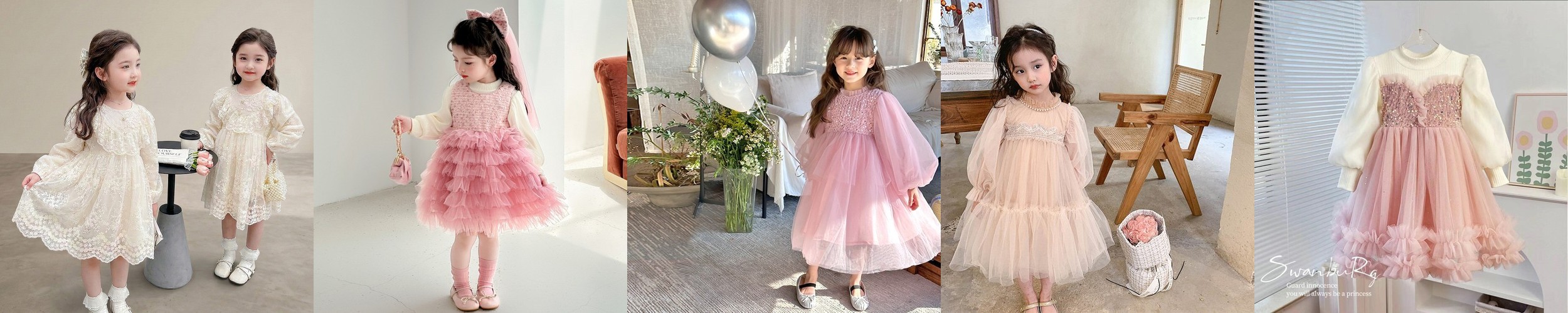 여아 원피스 공주 봄 여름 레이스 샤 드레스 생일파티 하객룩 여아옷 아동 아기 유아 원피스