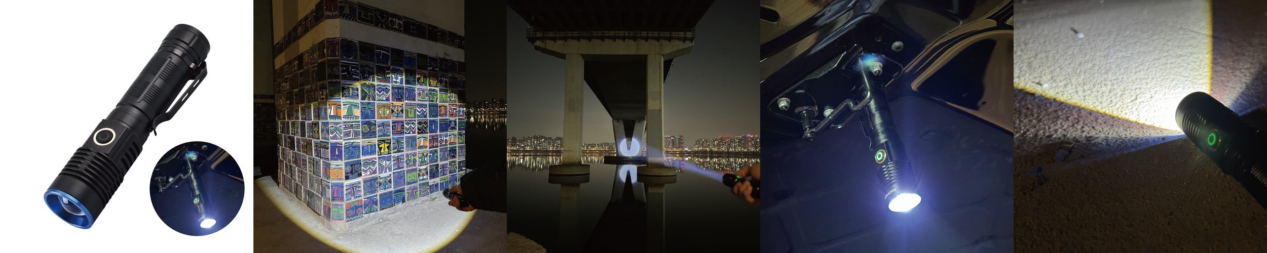 Z01 LED 손전등 작업용 등산용 충전식 줌 고휘도 납품 소형 랜턴 후레쉬 라이트