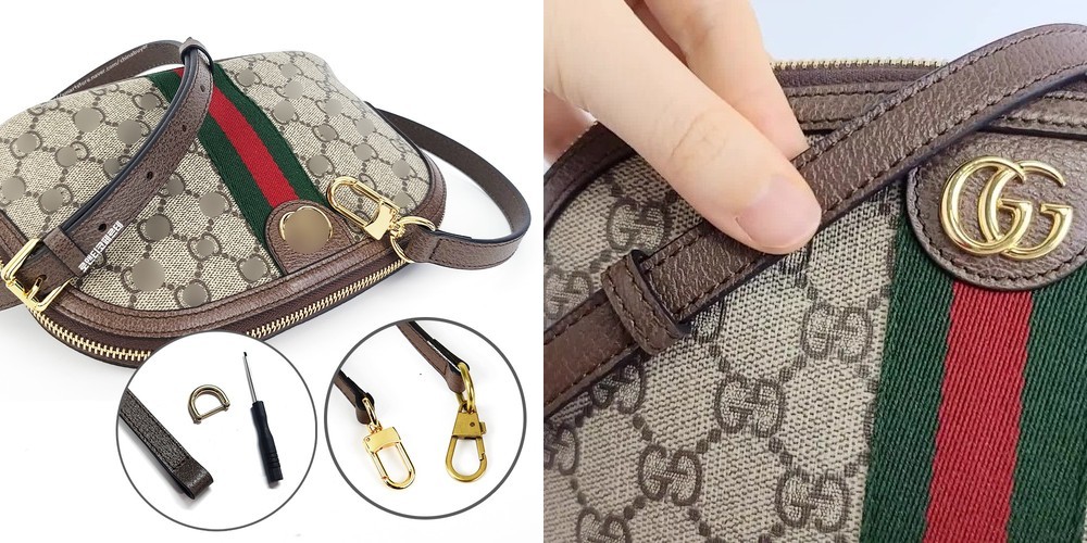 로맨티코 루이비통 호환 네오노에 조임끈 돼지코 드로스트링 명품 가방 스트랩 천연소가죽