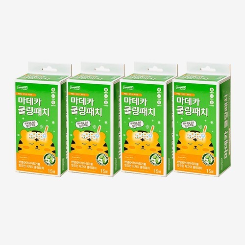 동국제약 마데카 쿨링패치 15매, 1개 / 열냉각시트패치 아이스 쿨패치 쿨시트 쿨링패치