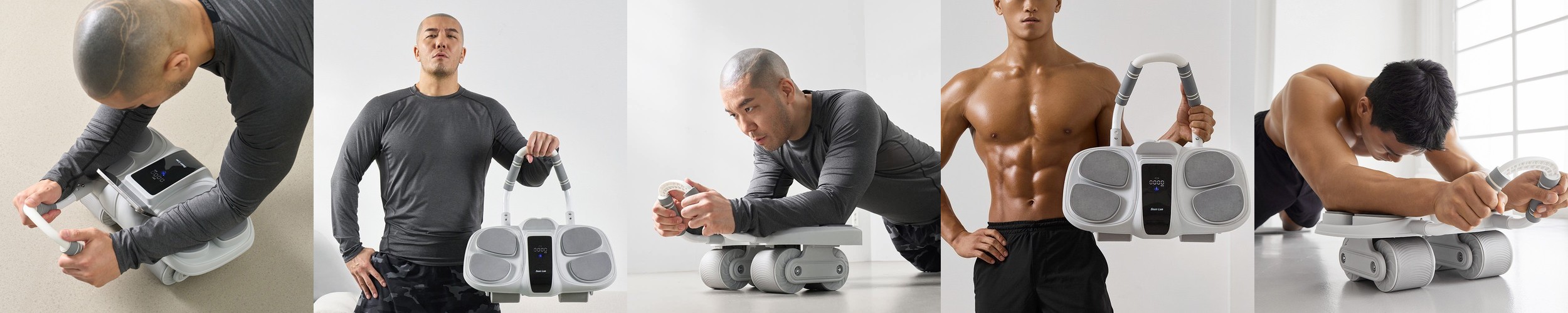 숀리 LED 하이라이트 AB슬라이드 뱃살 복근 운동 기구 슬라이더 롤아웃 퍼펙트 홈트