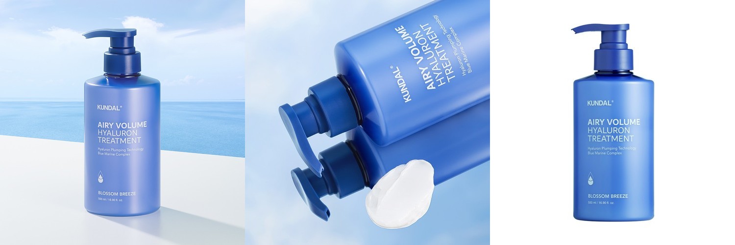 [1+1] 에어리 볼륨 히알루론 트리트먼트 블라썸브리즈향 500ml (총 2개)