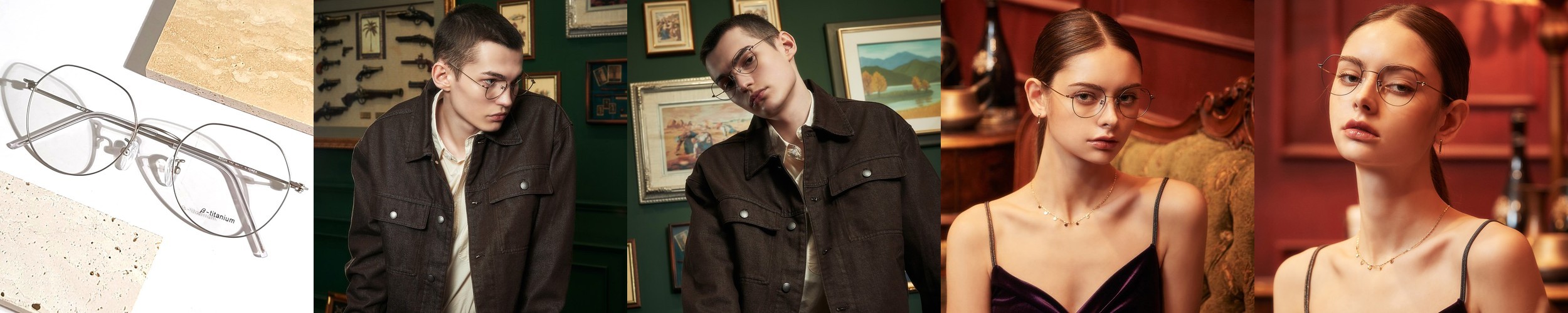 슬림한 오버사이즈 대두 베타티타늄 사각 스퀘어 안경테