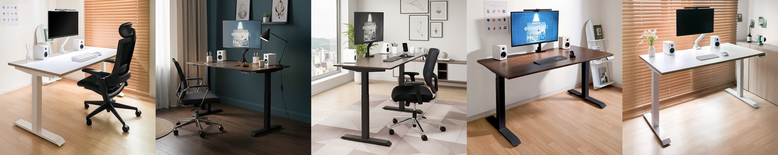 핏쳐 스마트 전동식 스탠딩 높이 조절 책상 모션 데스크 L1