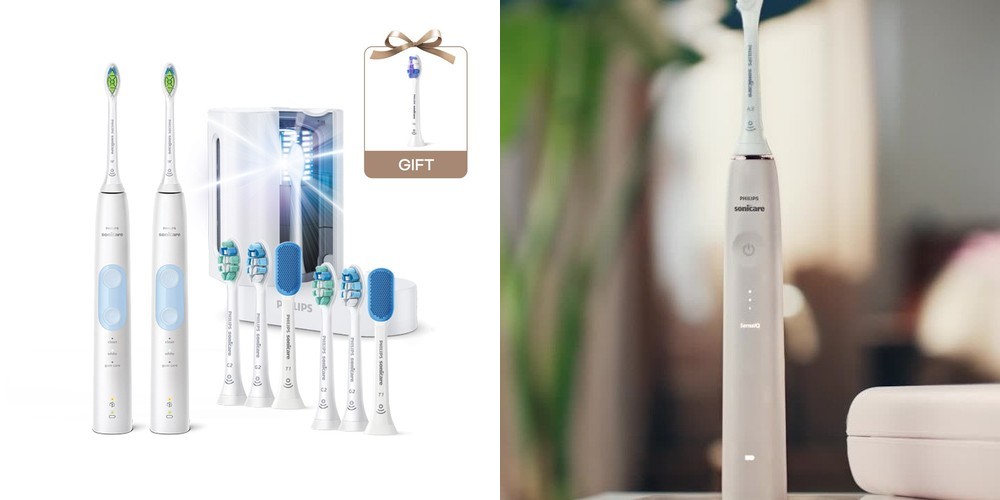 필립스 소닉케어 전동칫솔 프로텍티브 클린 5100 패밀리 에디션 HX6498/01+미세 칫솔모 1P 증정