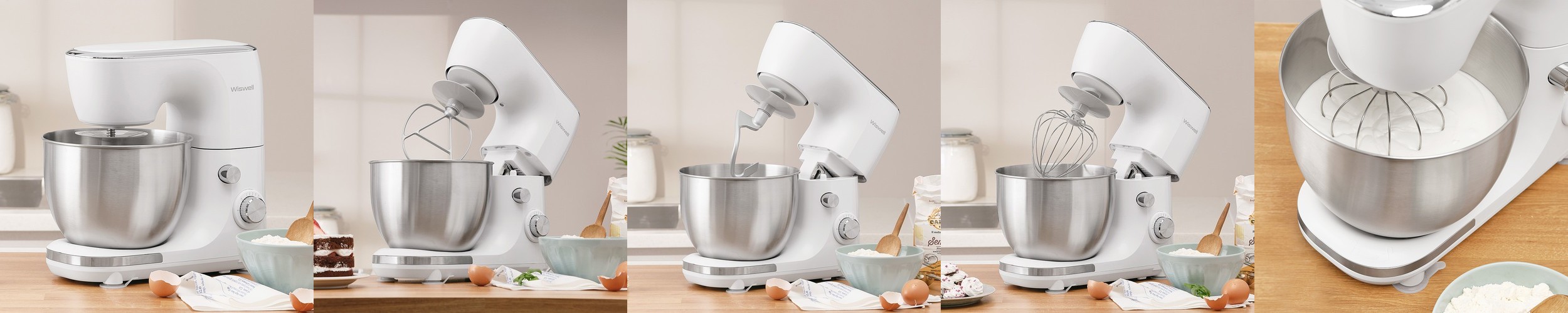 위즈웰 인헨스 휘핑기 핸드믹서 베이킹 거품기 머랭 믹싱 기계 전동 가정용 천하 제빵 도구