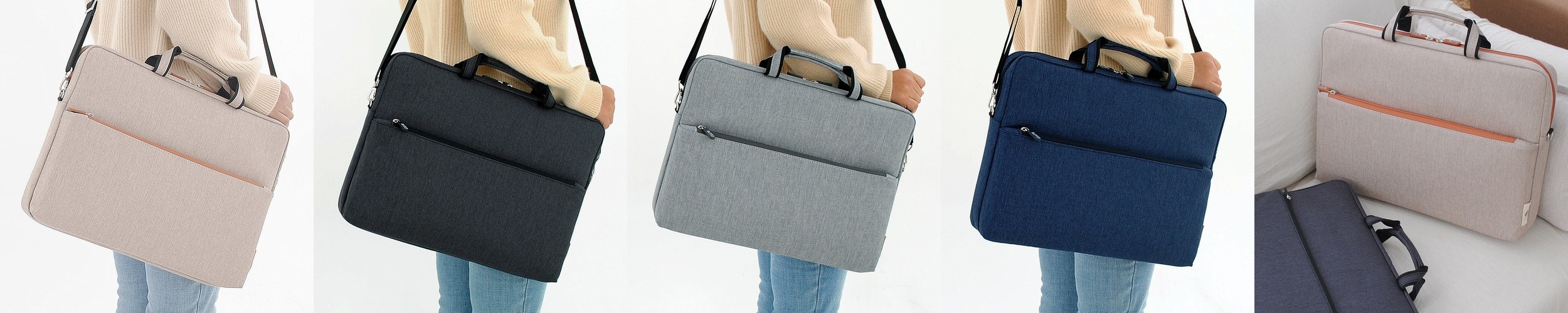 노트북 가방 파우치 맥북 프로 LG 그램 삼성 갤럭시북 38/43cm(15인치 17인치) 모노그C