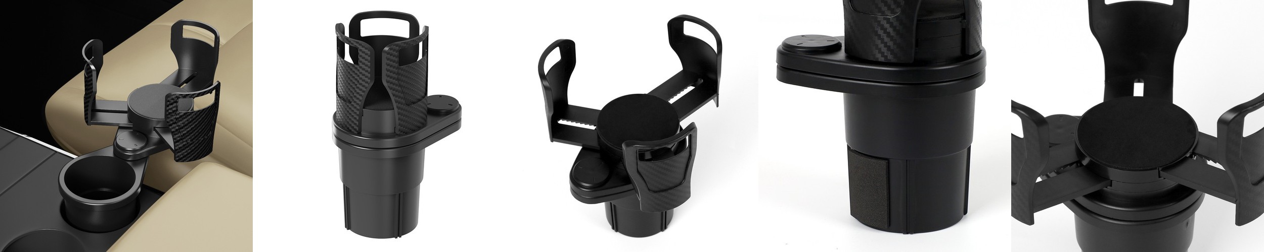 엠노블 차량용 가죽 컵홀더 트레이 사이드포켓 차량 틈새 자동차 컵 홀더 카니발 쏘렌토 호환