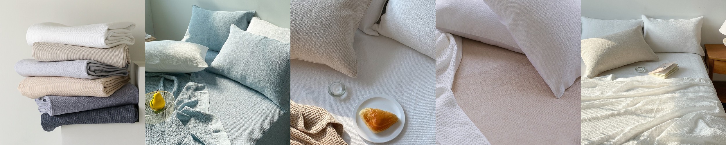 모제무드 충무누비 풍기 인견패드 여름 침대패드 이불 Q