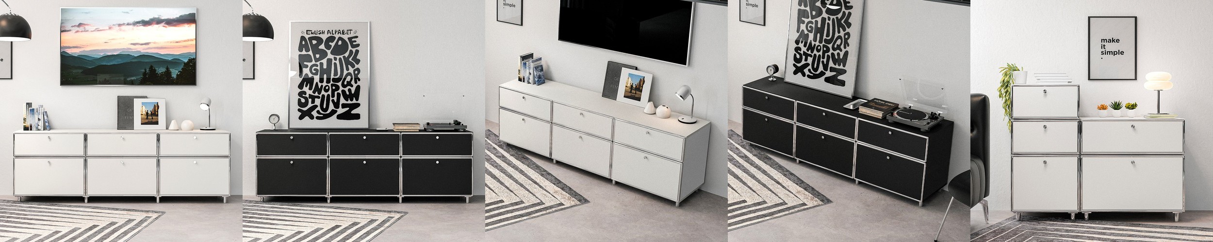 베르간 높은거실장 원목 안방 티비장 tv다이 서랍장 1200