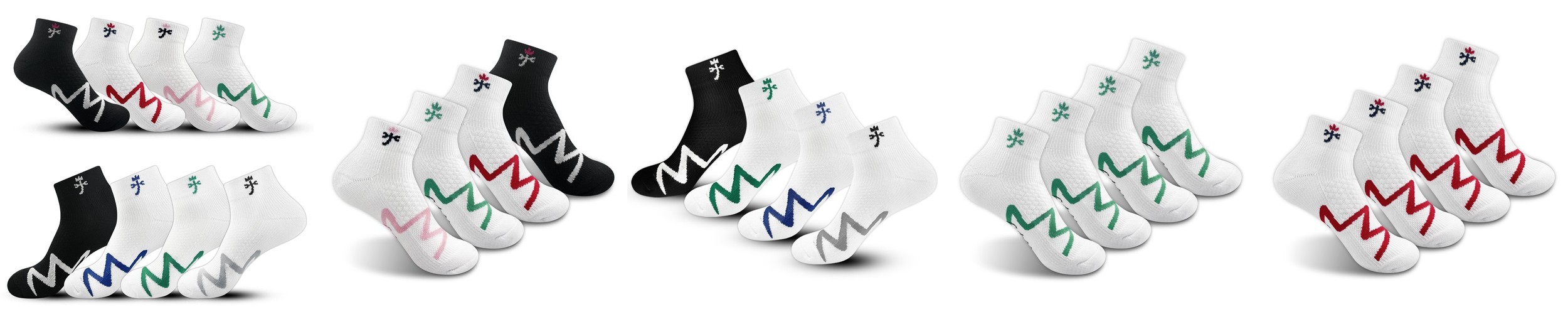 까스텔바작 압박쿠션 칼리데일 중목양말 4켤레 CSW-128 / CSM-135 스포츠 골프