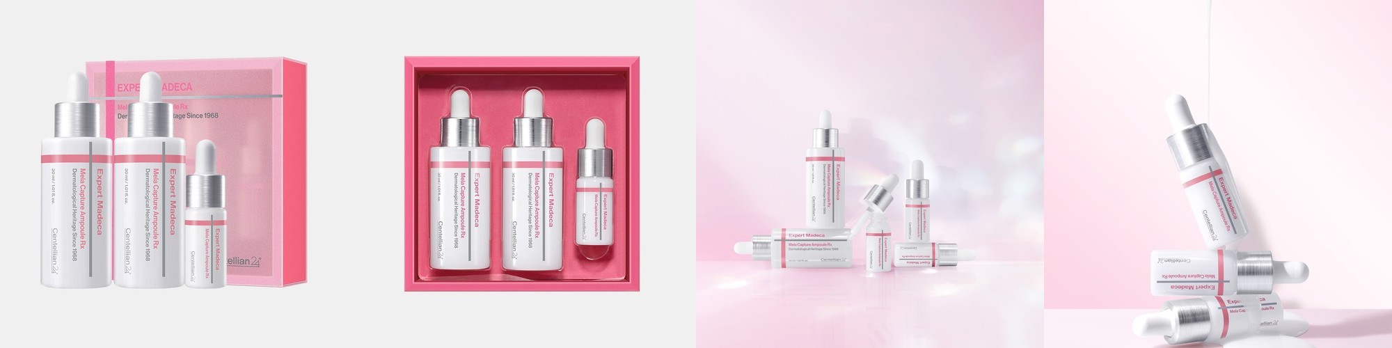 동국제약 센텔리안24 엑스퍼트 마데카 멜라 캡처 앰플 알엑스 (30ml x 2+7ml x 1) 기획세트 / 기미 잡티 멜라닌 주름개선 탄력에 도움, 마데카멜라캡쳐앰플
