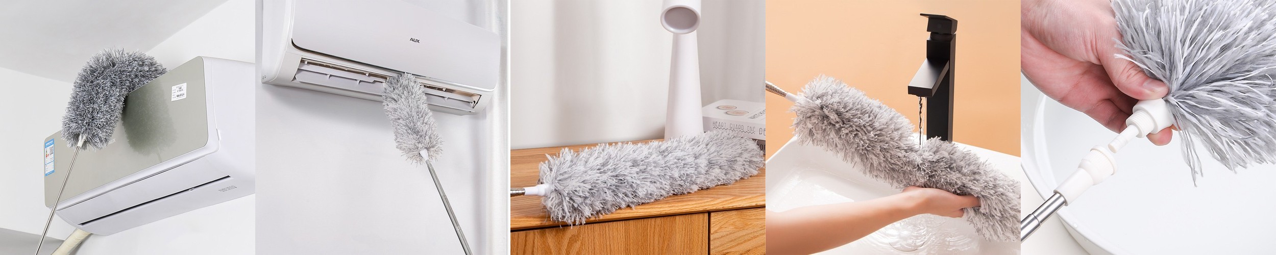 PDG 다양한 브랜드 호환 가능 리필 일회용 길이조절 먼지흡착 정전기 먼지털이