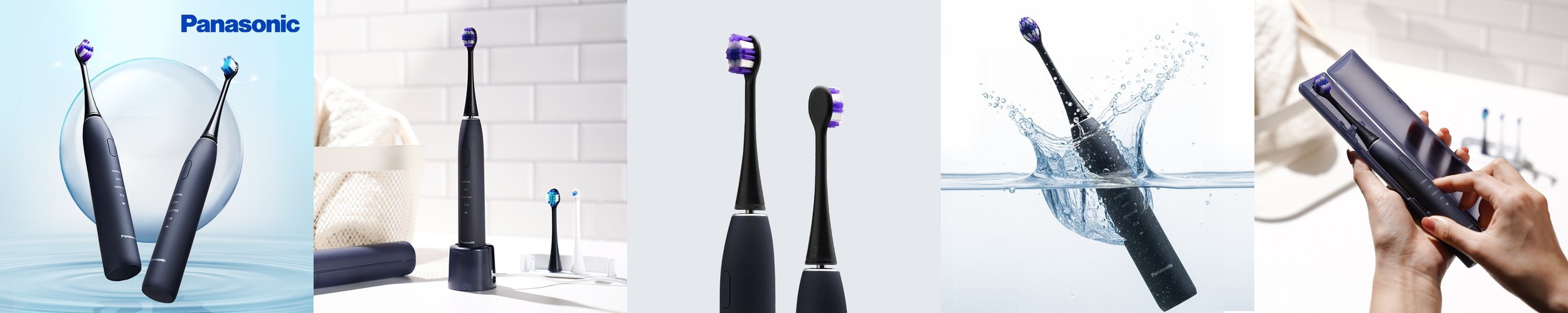 파나소닉 음파 전동칫솔 스마트 초소형 미세모 교정 어금니 칫솔 고속충전 EW-DA48