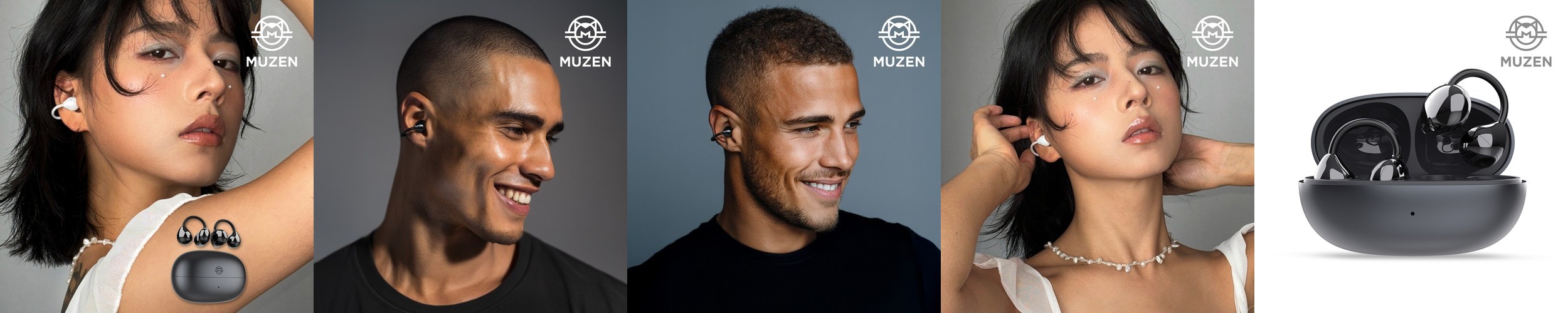 NEW QCY 큐씨와이 AIR 초경량 가 성비 음질좋은 블루투스 무선 이어폰 오픈형