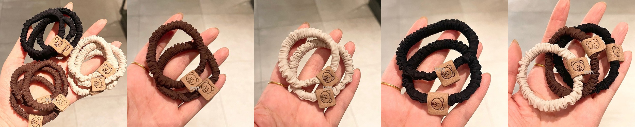 빅 풍성 새틴 스크런치 헤어 슈슈 곱창 밴드