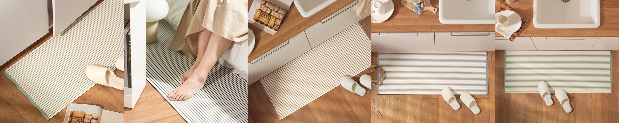 디아르 프리미엄 극세사 욕실 주방 화장실 현관 발매트 40x60cm 1+1