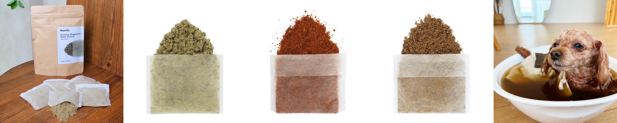 바밀리 바유르베딕 100g 강아지 보습 각질 제거 머드팩 허브팩