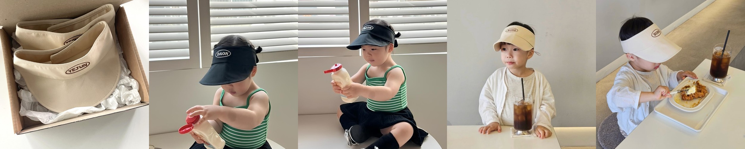 스플래쉬어바웃 유아플랩캡 스트로베리필드 자외선차단 수영모자