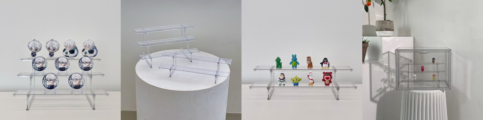 자동차진열장 레고테크닉장식장 수납장 미니카전시장 레고테크닉 아크릴케이스 진열대 보관함 1층