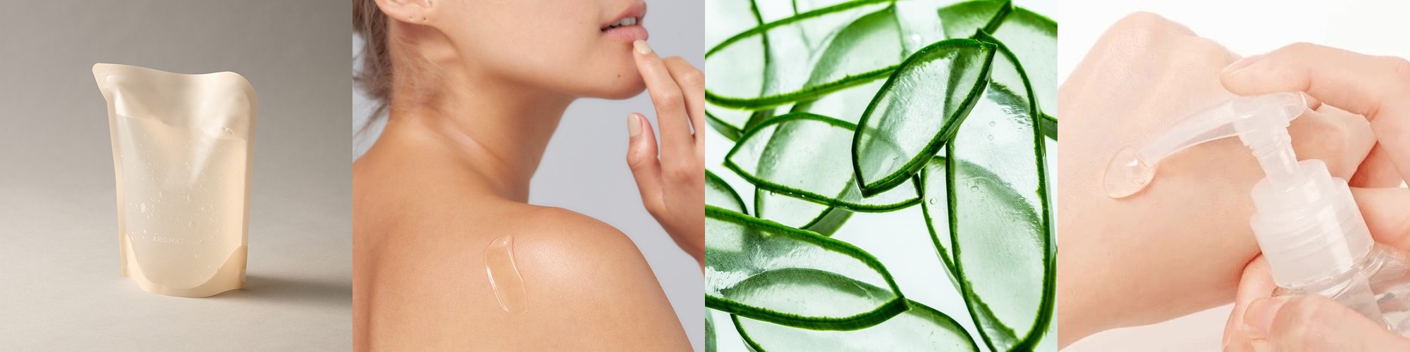 아로마티카 수딩 알로에 베라 젤 500ML (리필) 비건 고보습 진정 촉촉 수분 쿨링젤