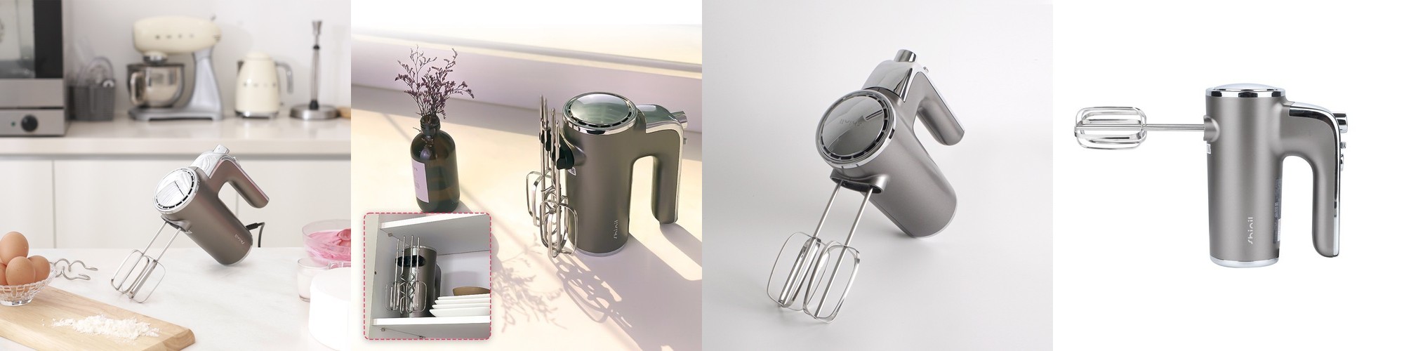 해피콜 믹서기 초고속 블렌더 미니 이유식 믹서기 브리즈탭 크러쉬 터치형