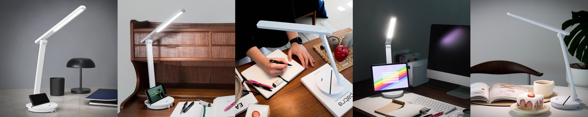 레토 무선 LED 스탠드 학습용 책상스탠드 독서실 독서등 스텐드 LLU-B16