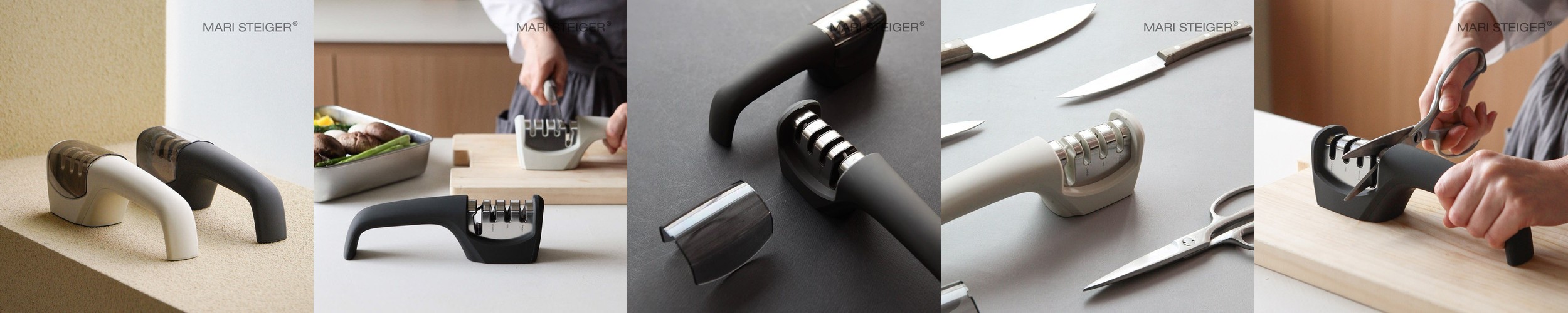 마리슈타이거 4세대 4in1 멀티 칼갈이 가위갈이 샤프너 (보호덮개+브러시포함)