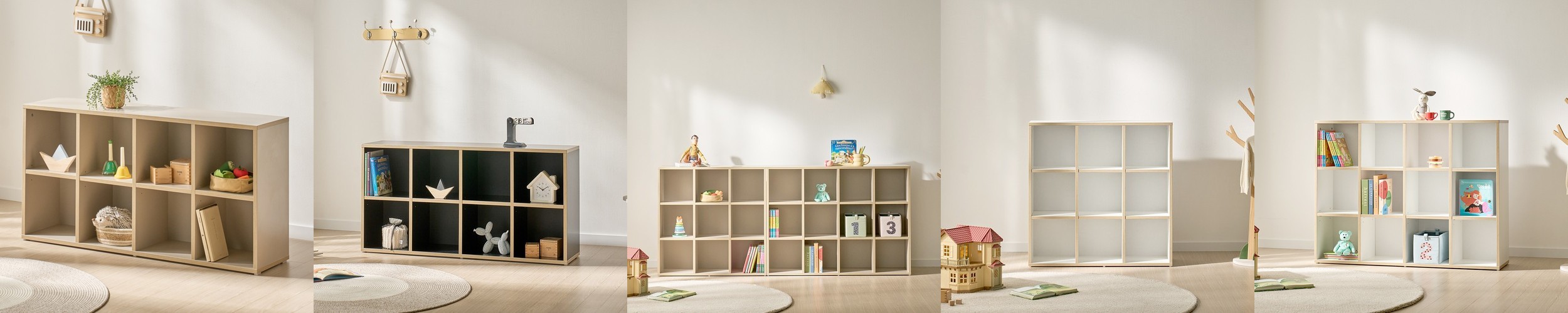 일상드로우 틈새 미니 책장 이동식 낮은 책장 슬림 수납 조립식 338x222x1102mm, 3단, 투명