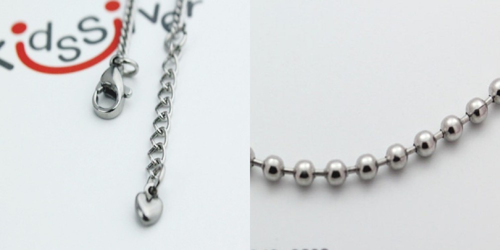 경찰차 소방차 써지컬스틸 미아방지 목걸이 아기 유아 어린이