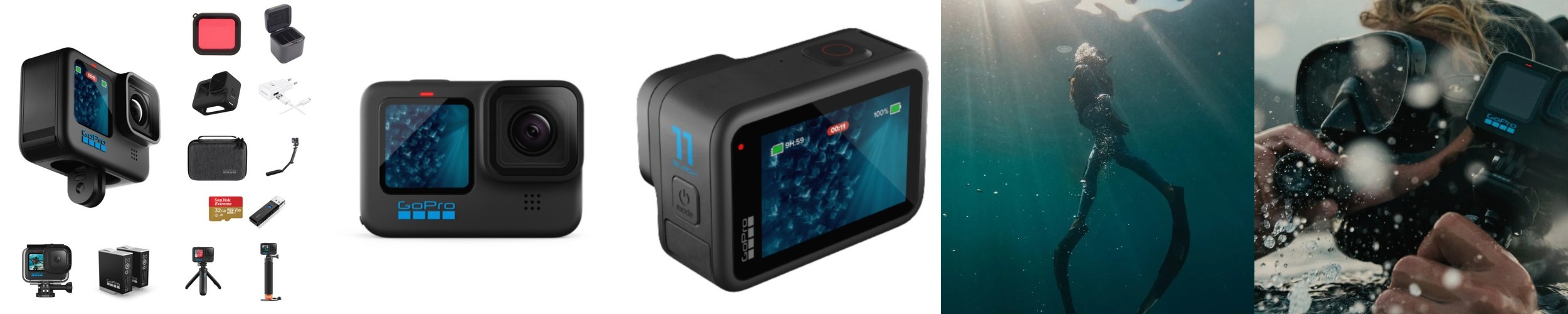 [대여,공항수령,추가금X] 고프로11 히어로 풀패키지 고프로 렌탈 대여 SD카드 포함  인천공항