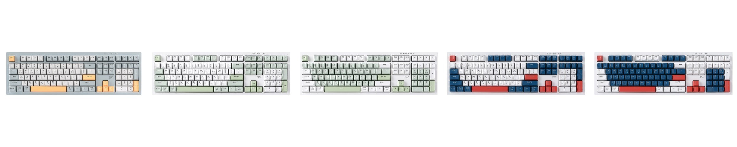 지클릭커 오피스프로 WK50 사일런스 M RGB 무소음 방수 무선 블루투스 키보드 Navy Blue RC1 108키