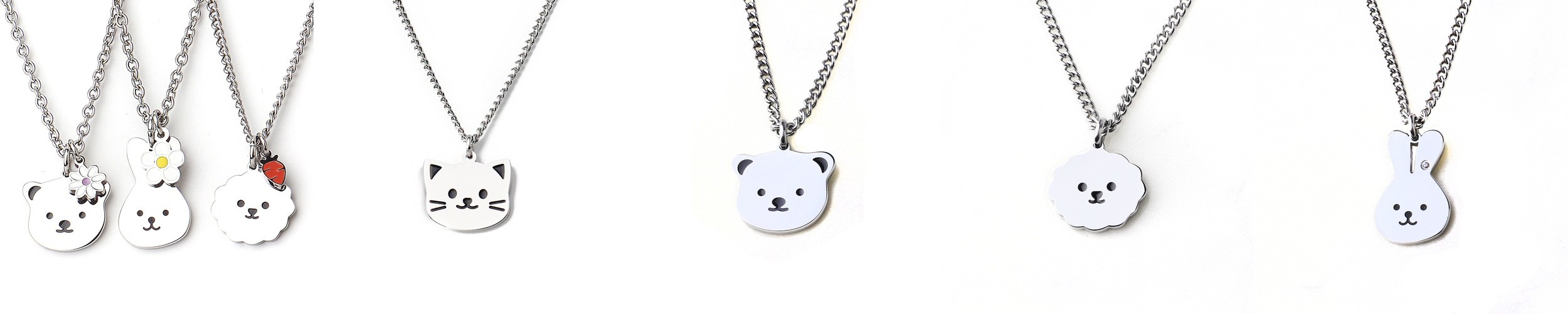 경찰차 소방차 써지컬스틸 미아방지 목걸이 아기 유아 어린이