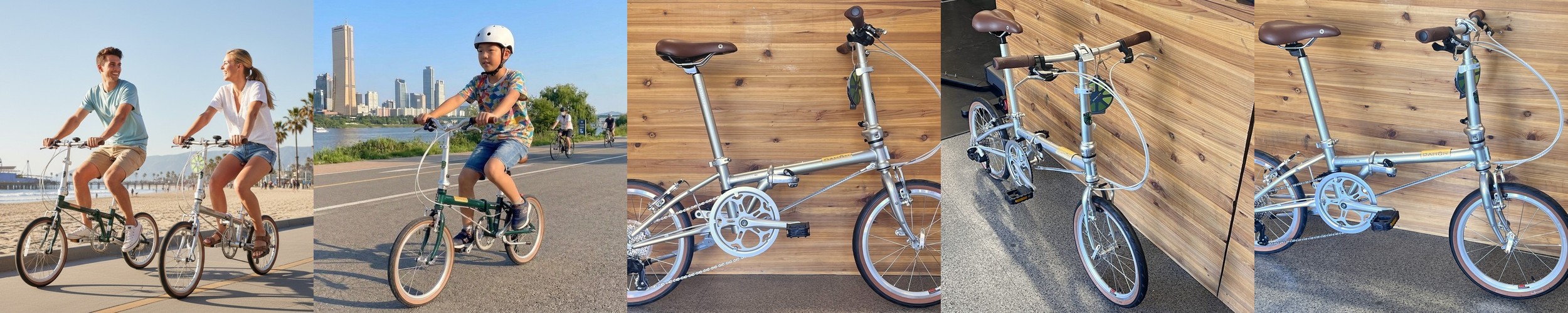 다혼 보드워크 X8 Plus (16 휠) – 크로몰리 델텍 접이식 프레임, 8단 실드베어링 휠셋, 신장 140 이상 탑승,다크그린 반조립