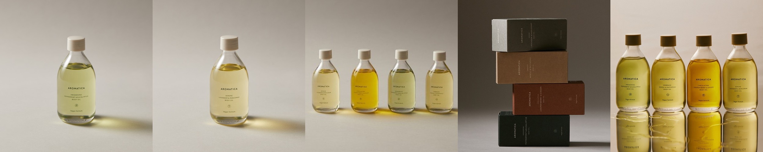 아로마티카 어웨이크닝 쿨링 바디오일 페퍼민트&유칼립투스 100ml 보습 마사지