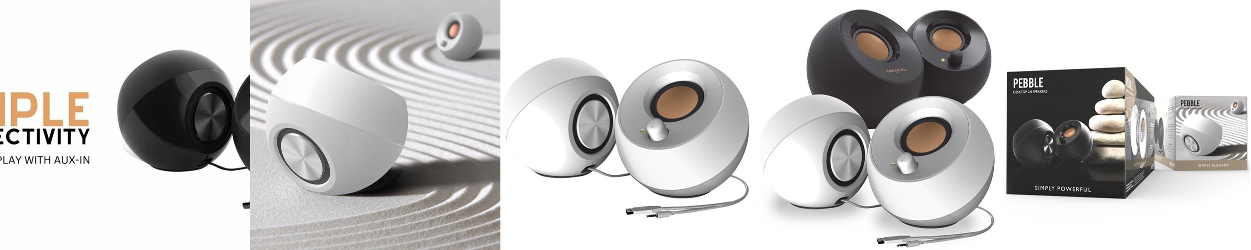크리에이티브 PEBBLE 2.0 (화이트) 스피커