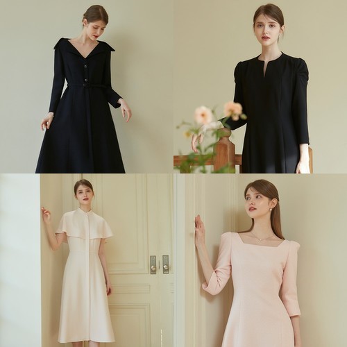 [단독오더/당일발송] 바스켓 26SS 세이지 자켓 노카라 V넥 울 하프재킷 하객룩 (차콜)