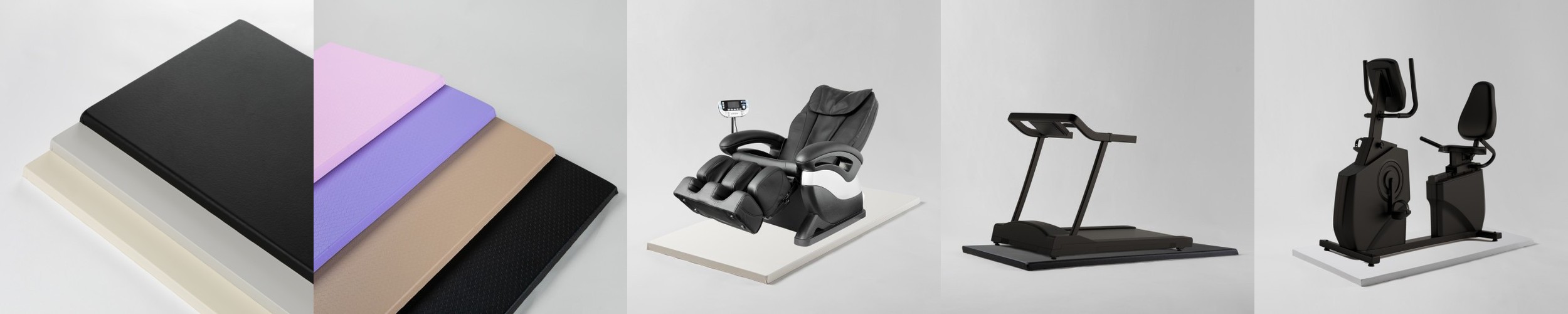 덕진스펀지 런닝머신 조각 매트 충격흡수 방진 헬스 운동기구 소음방지 160x160x36T